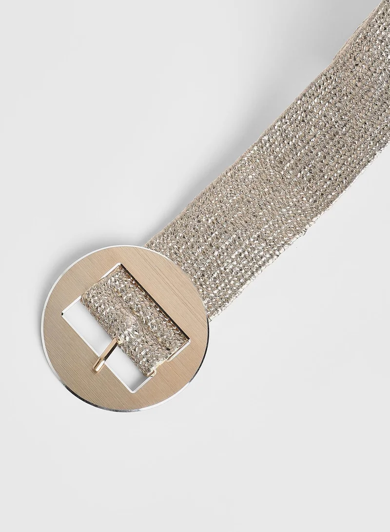 Haute Sauce Casual Belt with Buckle Detail