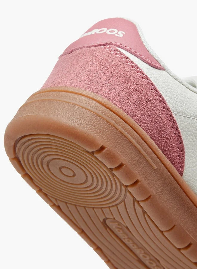 kangaROOS  Girls' Panelled Sneakers with Hook and Loop Closure for Women | Best Price UAE