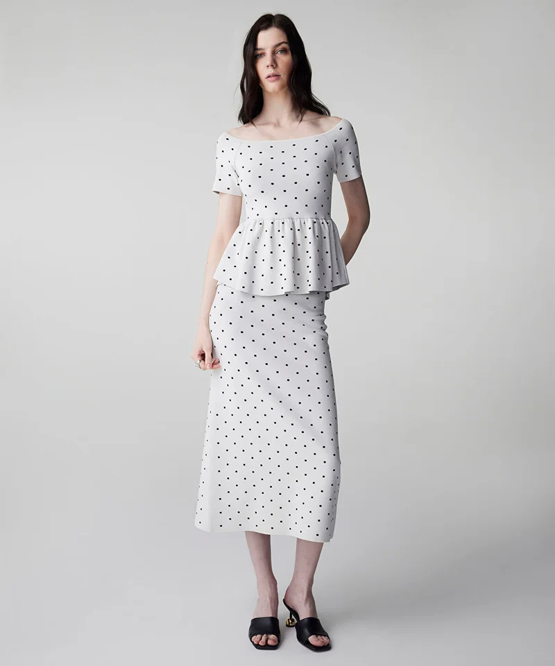 Ipekyol Polka-Dot Skirt