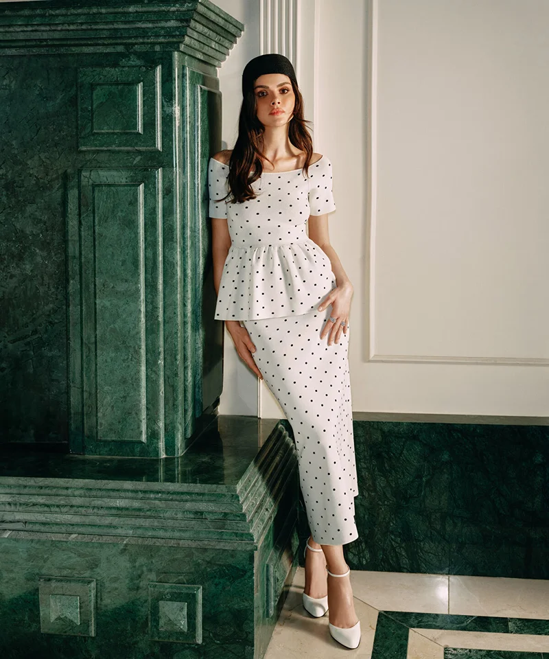 Ipekyol  Polka-Dot Skirt for Women | Best Price UAE