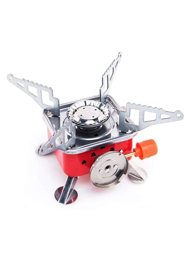 Zashe Portable Gas Stove & Butane Burner – Compact & Lightweight Outdoor Cooking Stove for Camping, Hiking, and Travel  - Image 1
