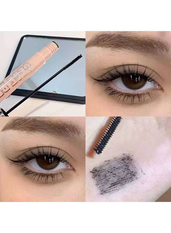 Gege Bear Long & Curl Mascara – Waterproof, Smudge-Proof & Sweat-Resistant | Long-Lasting Lash Lift & Volumizing| Ultra-Lengthening, Clump-Free & Lightweight Formula for Natural & Dramatic Eye Makeup | High-Pigment Black & Brown Mascara for Thick, Defined & Curled Eyelashes For Women (Brown, 3g) - Image 4