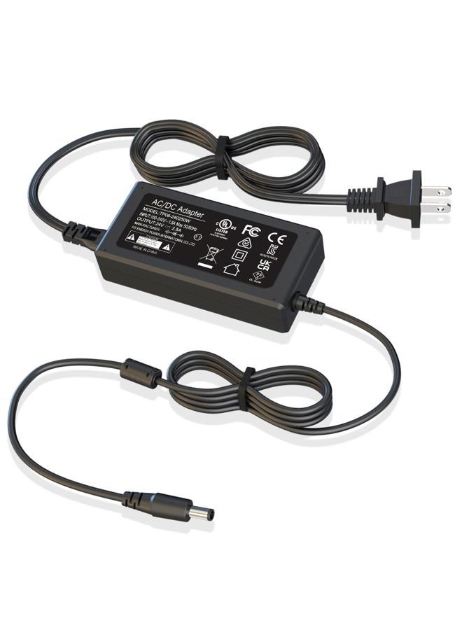 HY1C UL Listed 24V Power Supply Adapter Power Cord for Dymo 4XL 400 450 5XL 550 Label Thermal/Twin Turbo/Turbo Labels Printer/Duo Printer/ 1752267 1752266 1752265 1752264 LabelWriter Charger Cable - Image 1