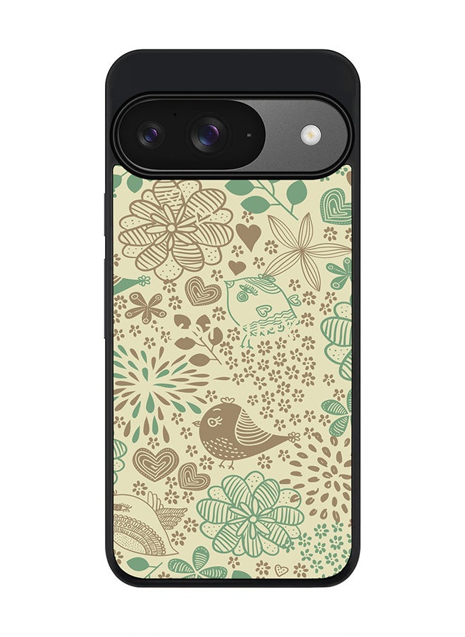 Stylizedd For Google Pixel 9 Case,Slim fit Camera Protection, Shockproof Thin Phone cover - Cozy Garden  - Image 1