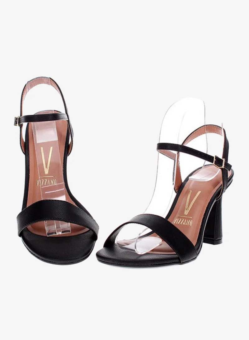 VIZZANO BLACK Vizzano Ladies High Heel Sandals Black | Made In Brazil for Women | Best Price UAE