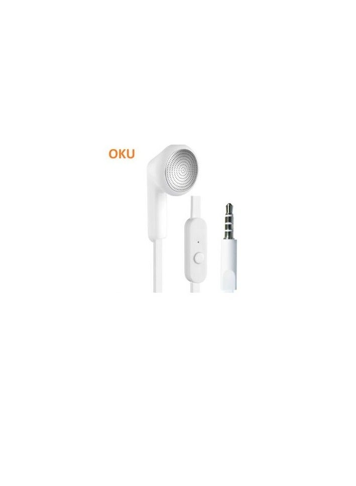 OKU Concentrate Oku-02 Universal Premium Stereo Headset White - Image 2