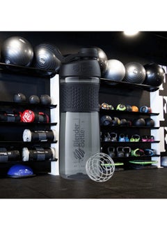 BlenderBottle Blender Bottle SportMixer Twist Cap Tritan Grip Shaker 20-Ounce, Black 28oz  - Image 2