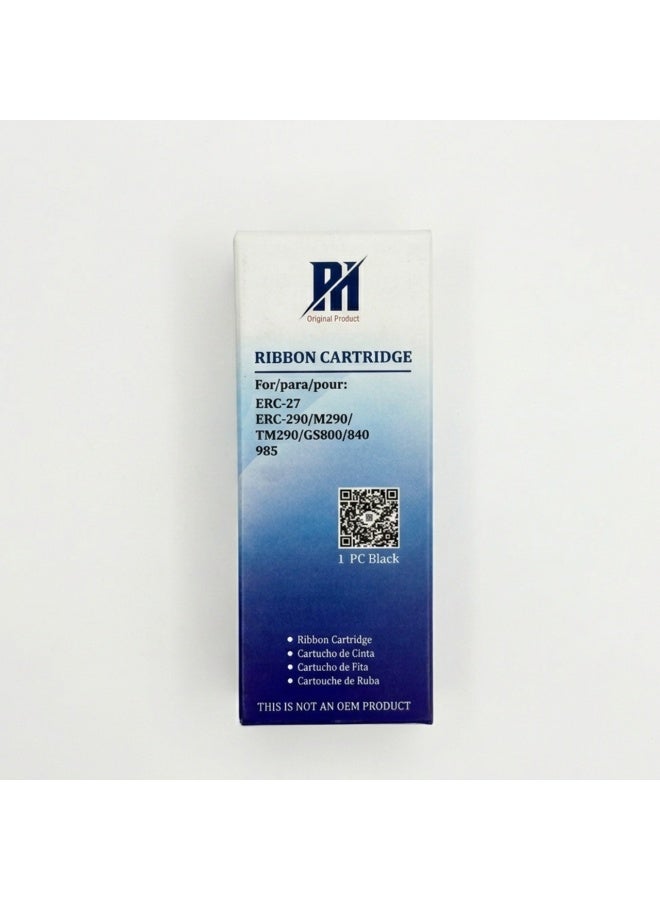 PH Original Product PH ERC27 Black Ink Ribbon Replacement for ERC27  High Yield - Image 1