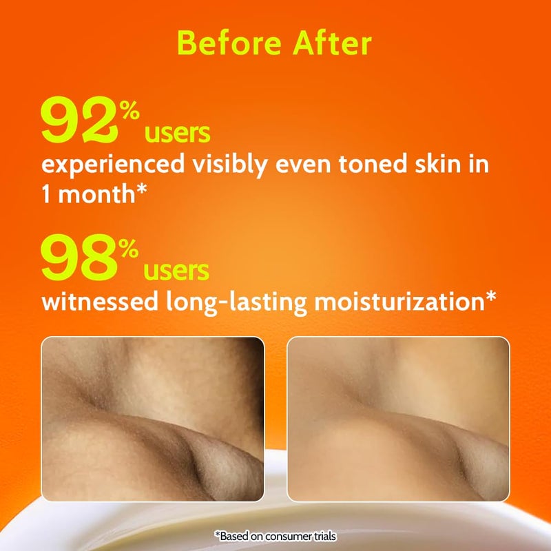 Chemist at Play AHA Body Lotion with 5% Natural AHA, Niacinamide, Shea Butter | For Exfoliating Dry & Dead Skin Cells, Deep Nourishment & Radiant Skin | Skin Brightening Lotion | 236ml - Image 5