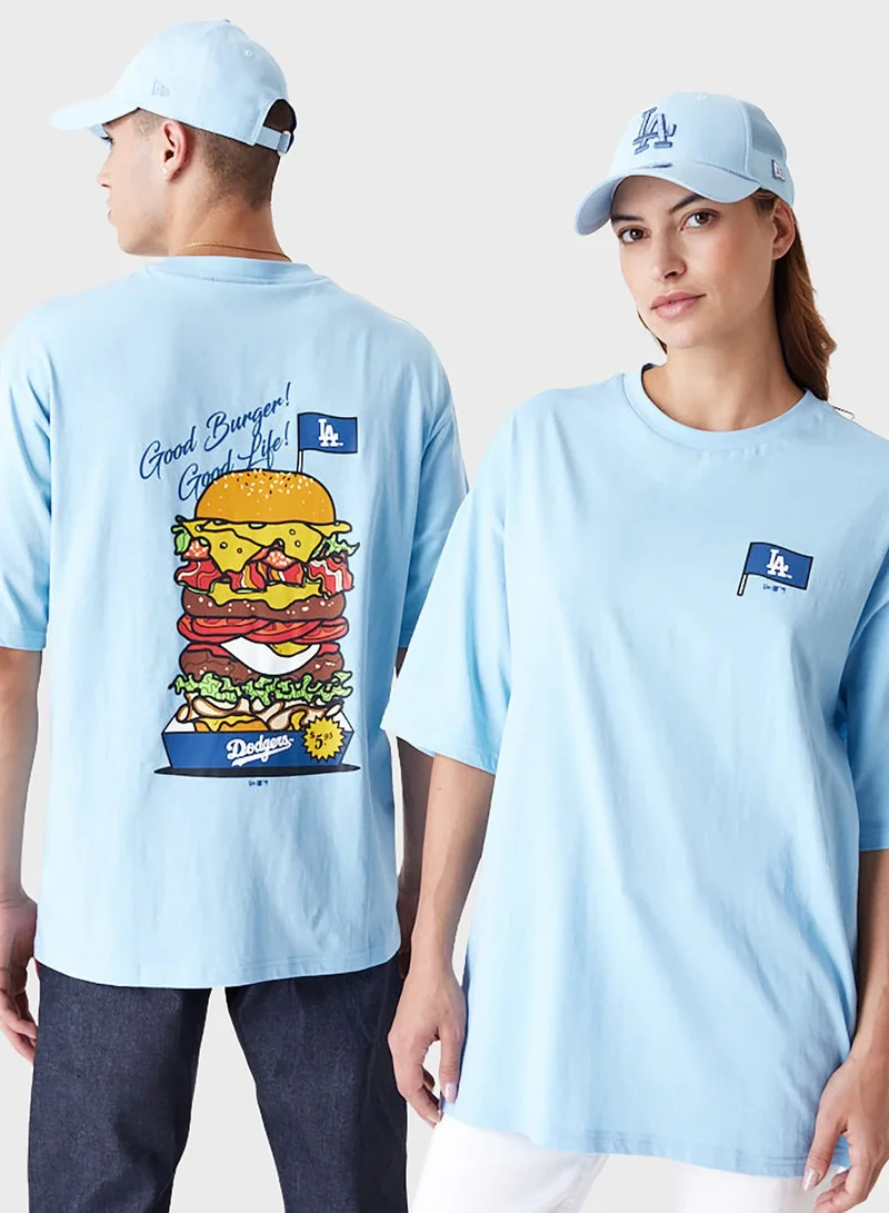 NEW ERA Los Angeles Dodgers Graphic Oversized T-Shirt