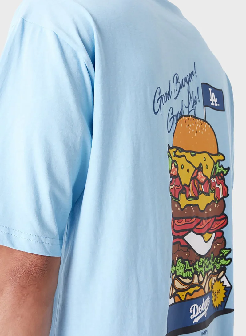 NEW ERA Los Angeles Dodgers Graphic Oversized T-Shirt