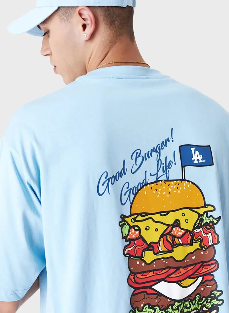 NEW ERA Los Angeles Dodgers Graphic Oversized T-Shirt