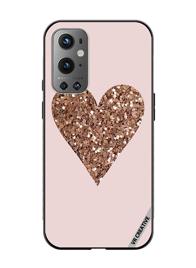 VR CREATIVE Protective Case Cover For OnePlus 9 Pro Sparkling Love Design Multicolour - Image 1