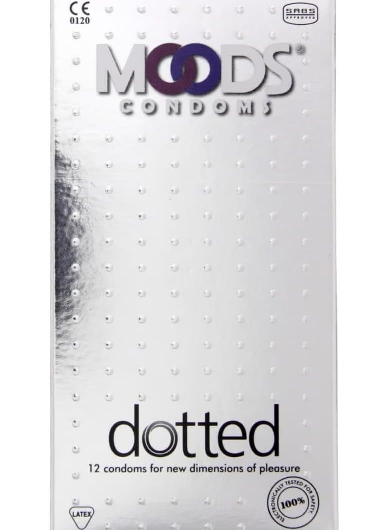 Moods Dotted Condoms, 12 Pieces