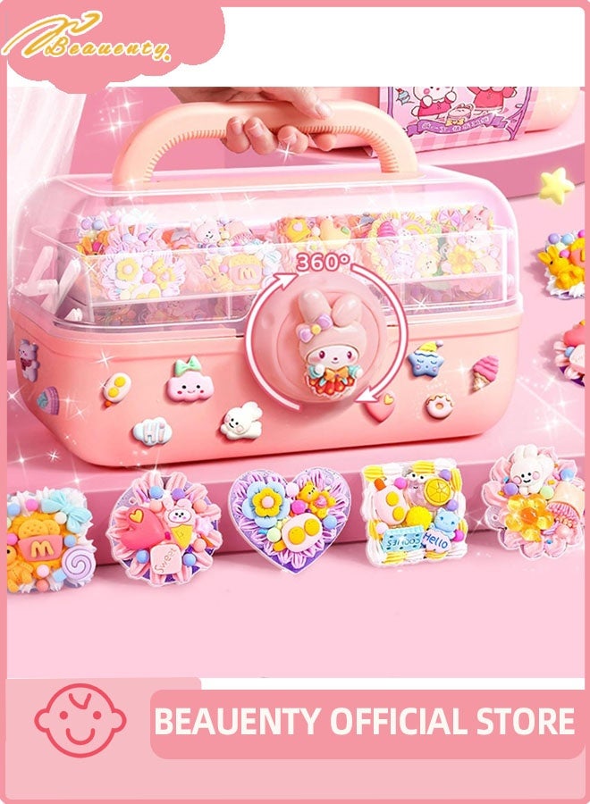 Beauenty DIY Art and Craft kit for Girls,Guka Cream and Sticker Making Kit with Kpop Stickers, Artificial Cream Glue, and Decoration Accessories-Perfect for Birthday Gift for Girls Ages 6-12 - Image 1