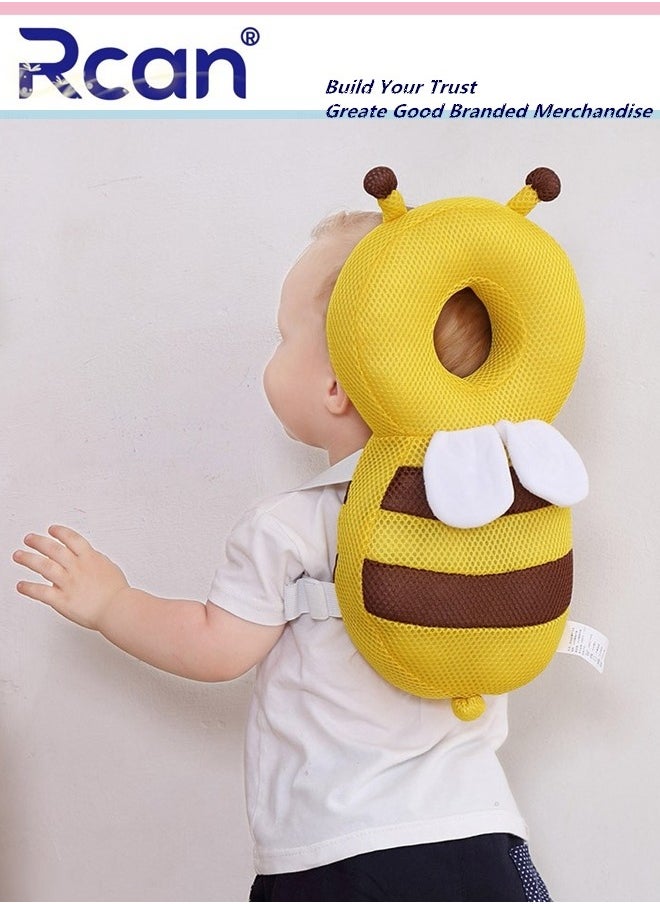 Rcan Baby Head Protector Toddlers Head Safety Pad Cushion Adjustable Toddlers Head Safety Pad Cushion Backpack Baby Back Protection for Crawling & Walking for Age 4-24Months  - Image 5