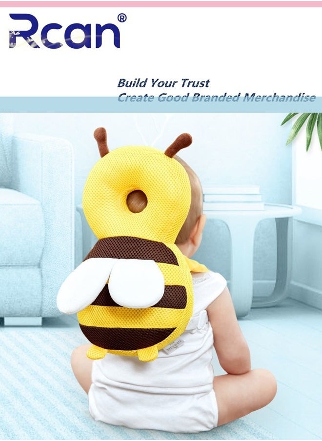 Rcan Baby Head Protector Toddlers Head Safety Pad Cushion Adjustable Toddlers Head Safety Pad Cushion Backpack Baby Back Protection for Crawling & Walking for Age 4-24Months  - Image 1