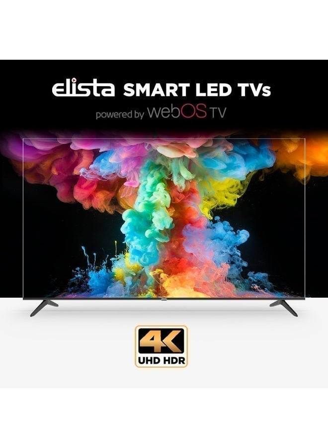 إليستا تلفزيون إليستا الذكي ‎65‎ بوصة بدقة ‎4K UHD‎ يعمل بنظام ‎WebOS‎ | شاشة بدون إطار بجودة ‎A+‎، نظام ‎WebOS‎، جهاز تحكم سحري مع ‎ThinQ AI‎ للتحكم الصوتي، صوت ‎Dolby Audio‎، تقنية ‎HDR10+‎ (165 سم) الموديل ‎GTV-65UHDELD‎ - Image 1