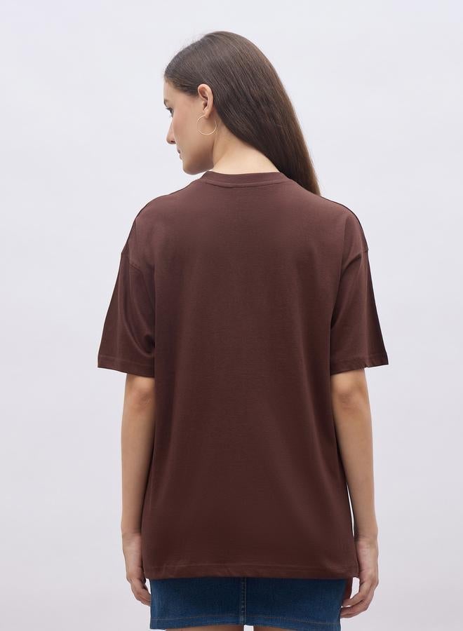 Styli Plain Round Neck Regular Fit T-Shirt - Image 5