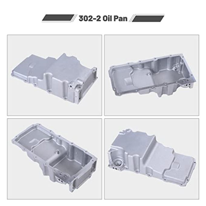 GESEXI 302-2 LS Swap Engine Oil Pan Kit Aluminum Oil Pan Kit Compatible with 1964-1992 Chevy Nova Camaro Ventura Omega F-body G-body LS1 LS2 LS3 LS6 5.7L 5.3L 6.5L Engines - Image 5