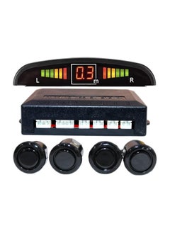 WINCA WINCA Car Parking Sensor 4 Sensors Auto Reverse Assistance Backup Radar Detector System Digital Display Double-sided tapes 12v power cable Control Box (Black)  - Image 1