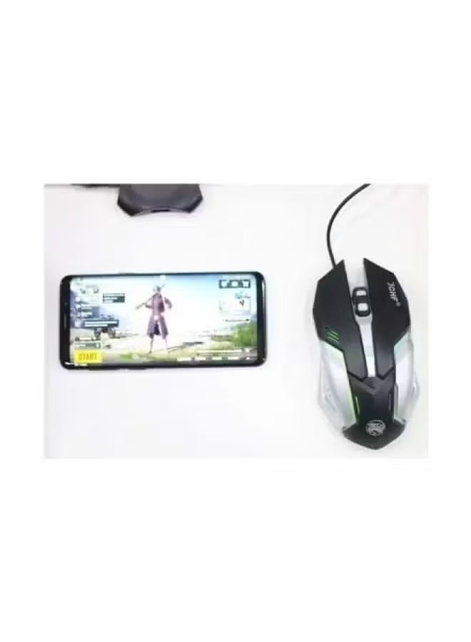 Memo AK-77 6-Finger Mobile Gaming Controller – Ergonomic PUBG & COD Gamepad with Silent Cooling Fan, 1200mAh Rechargeable Battery, Fast Response Triggers for Mobile Gaming - Image 2