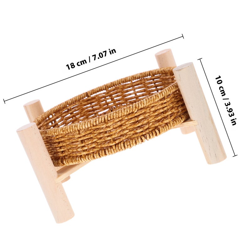 1 Set of Snack Storage Basket Decorative Storage Holder Organizing Basket Handmade Basket - Image 2