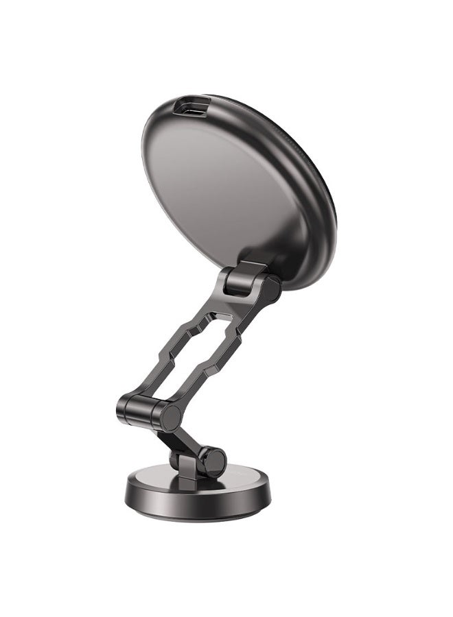 ACEFAST Fast Wireless Charger Magnetic Car Holder D30, 10W / 15W Output, Multi-angle Adjustment, Secure Air Vent Hook Clip, Powerful Magnets - Black - Image 2