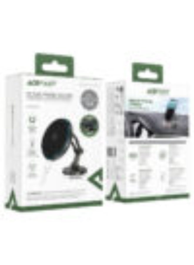 ACEFAST Fast Wireless Charger Magnetic Car Holder D30, 10W / 15W Output, Multi-angle Adjustment, Secure Air Vent Hook Clip, Powerful Magnets - Black - Image 5