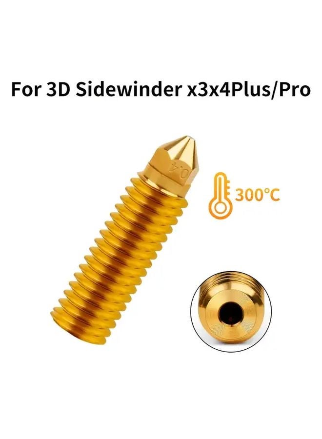 Hardened Steel Volcano Nozzle 0.4mm 2pcs for Artillery Sidewinder X4 X3 Plus Pro 3D Printer Hotend - Image 3