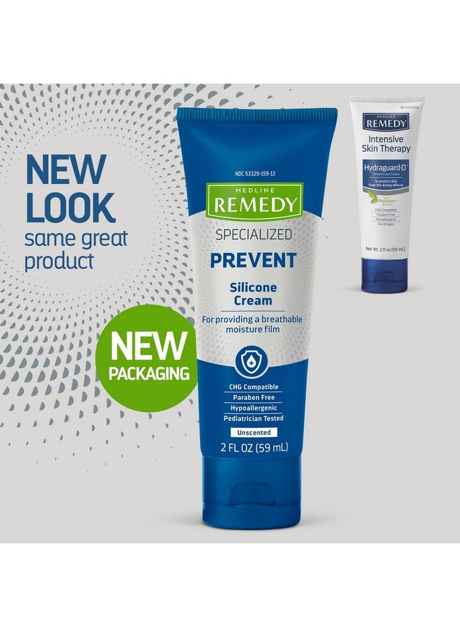Medline Medline Remedy Specialized Silicone Cream for Skin Moisturization, Advanced Formula, 2 oz - Image 2
