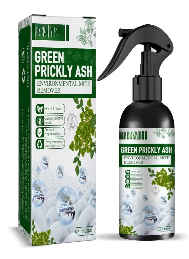 Green Stinging Ash Special Effect Mite Remover Spray – Powerful Anti-Allergen Formula, Dust Mite Killer & Home Protection Spray for Bedding, Sofa, Rugs, Curtains & Mattresses - Image 1