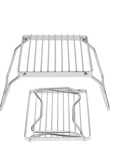 Generic Folding Campfire Grill, Heavy Duty Portable Camping Grill with Legs Carrying Bag, Stainless Steel Grate for Gas Stove, BBQ Grill for RV Camping, Picnic, and Fishing  - Image 4