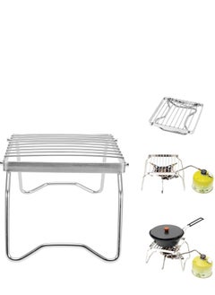 Generic Folding Campfire Grill, Heavy Duty Portable Camping Grill with Legs Carrying Bag, Stainless Steel Grate for Gas Stove, BBQ Grill for RV Camping, Picnic, and Fishing  - Image 5