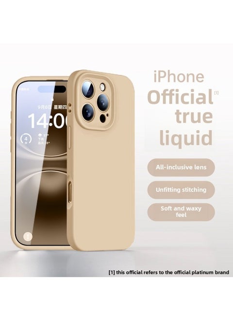 Premium Phone Case For Apple Liquid Silicone All-inclusive Lens Simple Protective Case Multiple Models Available
