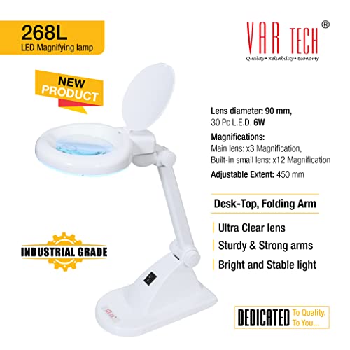 VAR TECH 268L LED Magnifying lamp Industrial Grade - Image 3