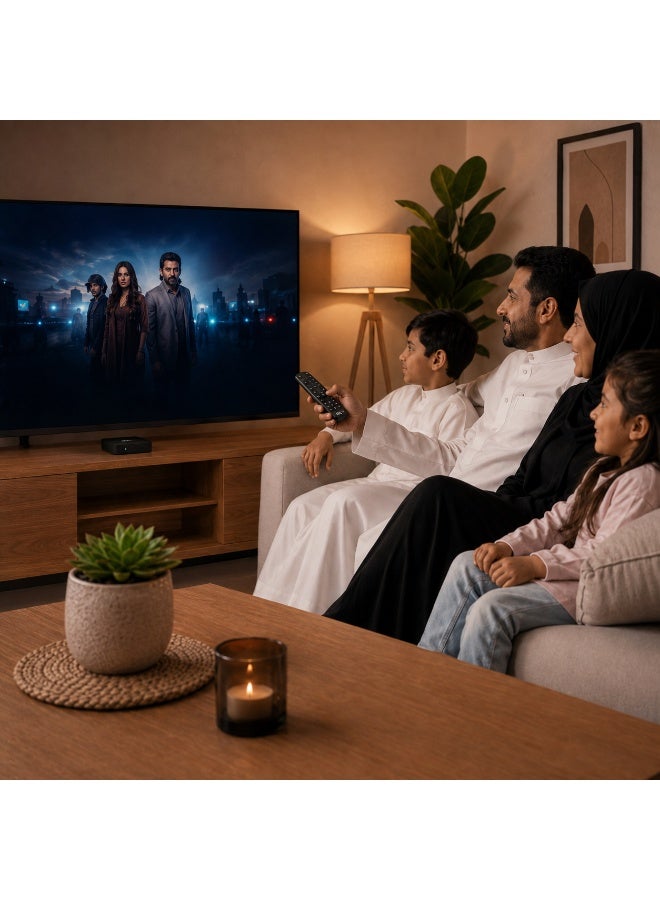 STC TV Box | 2nd Generation | 4K Ultra HD Android TV Streaming Media Player | Google Play & Voice Assistant | Wi-Fi & Ethernet | Remote, HDMI Cable, LAN Cable & Power Adapter | HP4105 | Black - Image 3
