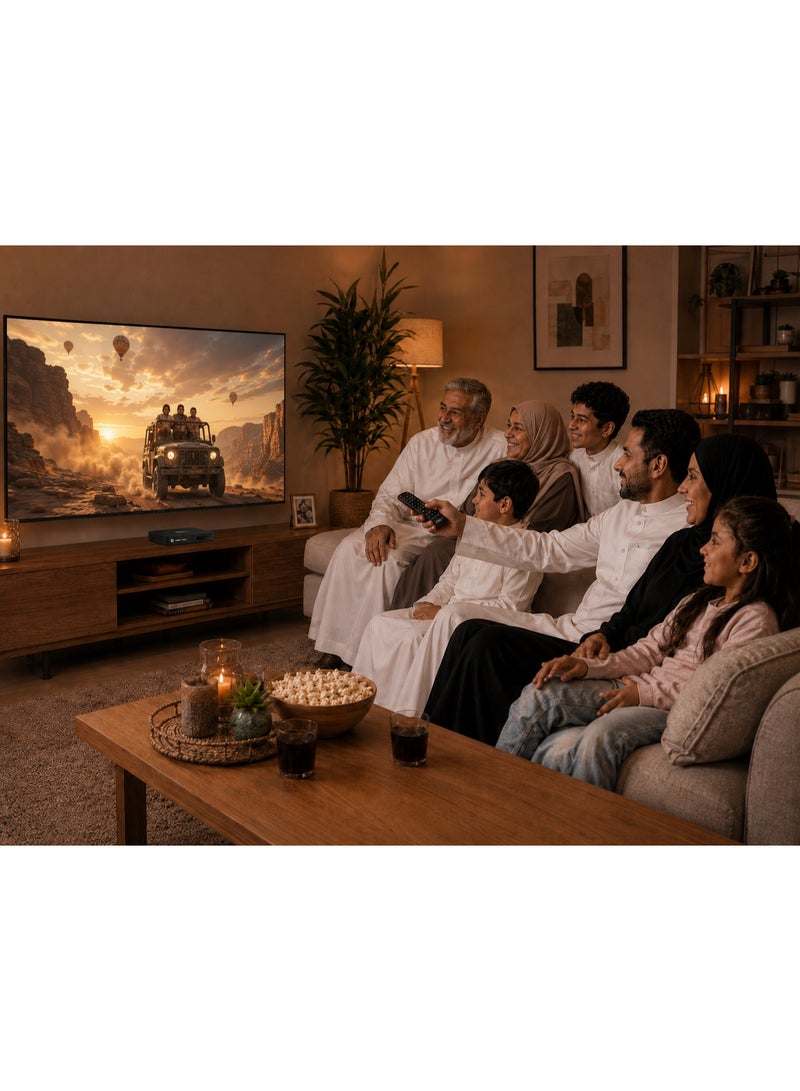 STC TV Box | 2nd Generation | 4K Ultra HD Android TV Streaming Media Player | Google Play & Voice Assistant | Wi-Fi & Ethernet | Remote, HDMI Cable, LAN Cable & Power Adapter | HP4105 | Black - Image 4