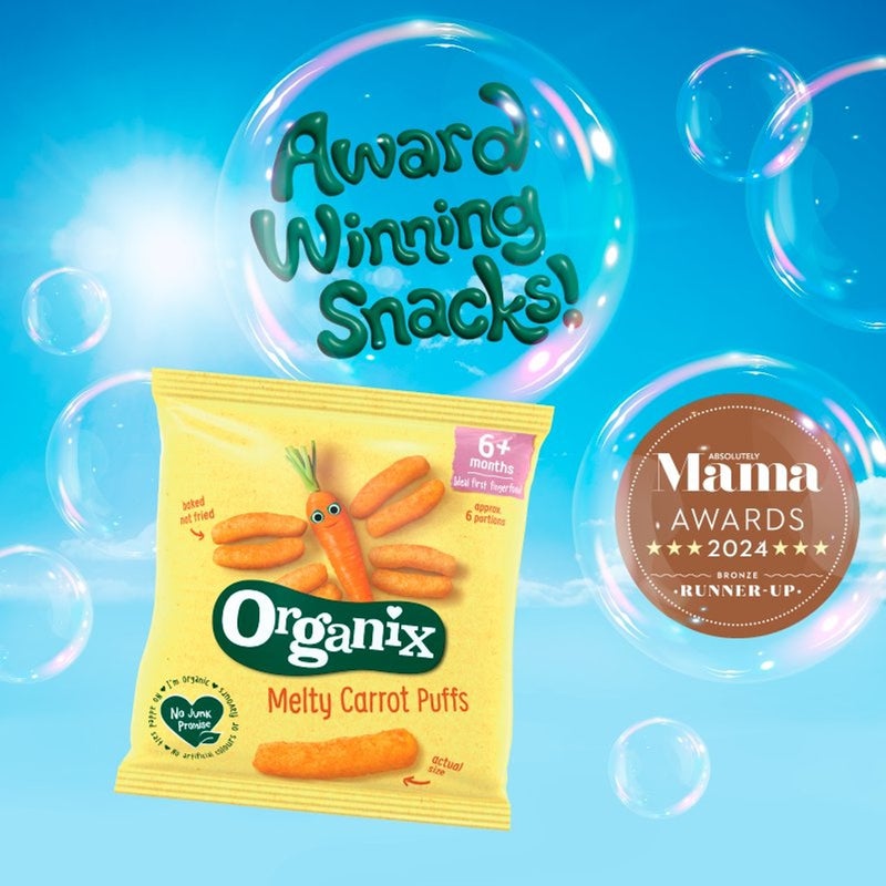 أورجانيكس Organix Melty Organic Sweetcorn Rings Baby Puffs 6 months+ - Image 3