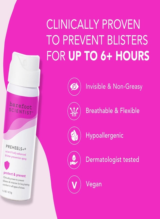Barefoot Scientist PreHeels+ Blister Prevention Spray, Innovative Invisible Protective Barrier Against Blisters - Image 4