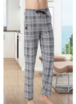 KLY Thin Single Bottom Very Comfortable Plaid Cotton Pajamas 