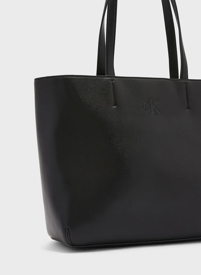 Calvin Klein Jeans Sleek Logo Detail Tote Bag