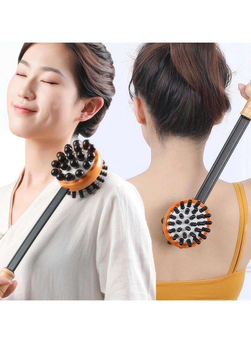 general Massage Hammer, Back Percussion Massager, Dual-Head Back Scratcher Percussion Massager, Manual Neck, Leg, and Waist Massage Hammer - Image 3