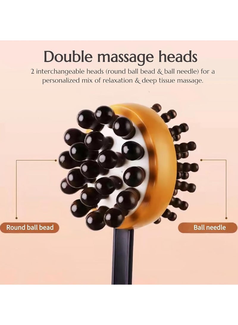 general Massage Hammer, Back Percussion Massager, Dual-Head Back Scratcher Percussion Massager, Manual Neck, Leg, and Waist Massage Hammer - Image 5