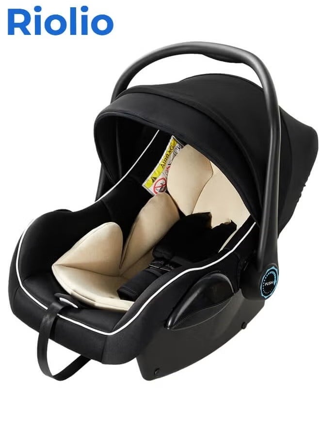 Riolio Baby Car Seat for Newborn and Kids – ISOFIX Safety Seat with Booster Support, Adjustable Recline & Belt – Portable Infant Car Ch  - Image 1