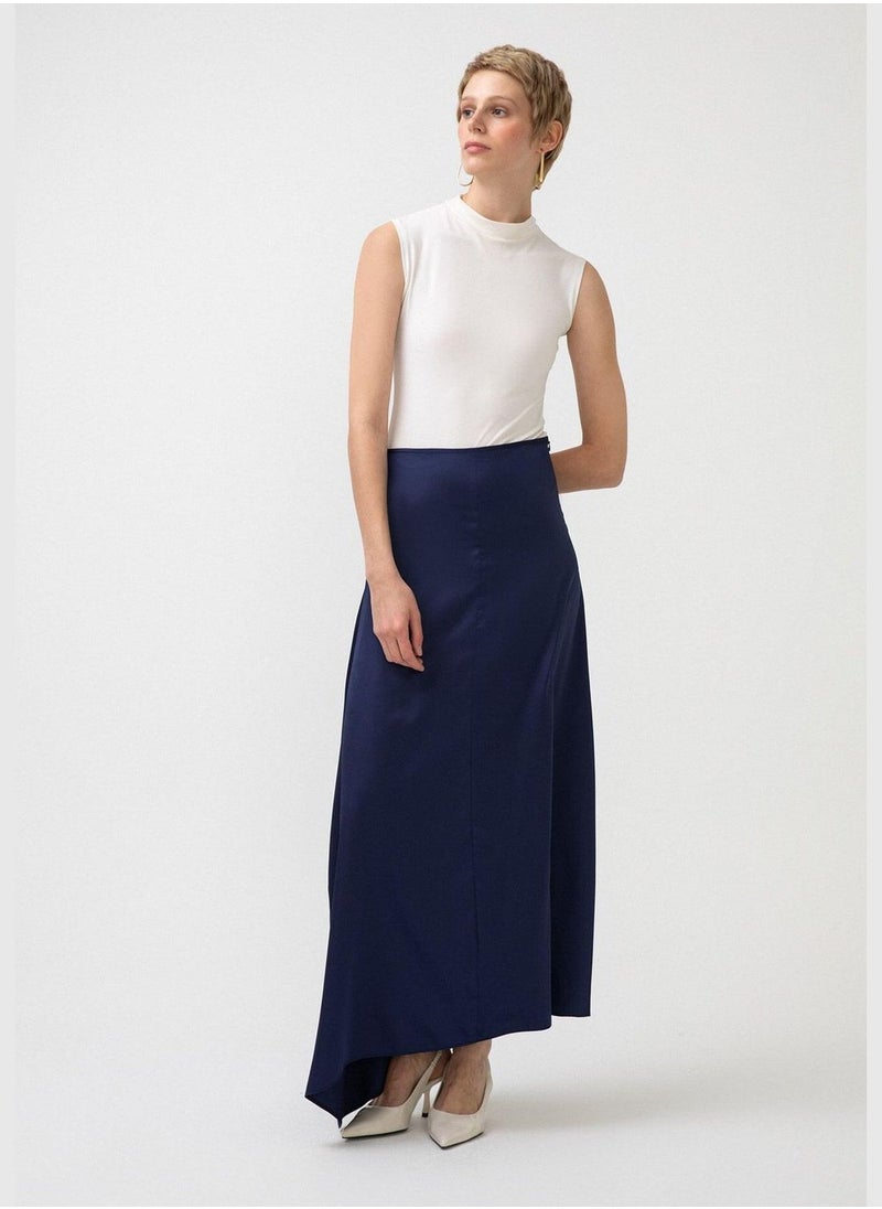Touche - FLARED SATIN SKIRT - Image 1