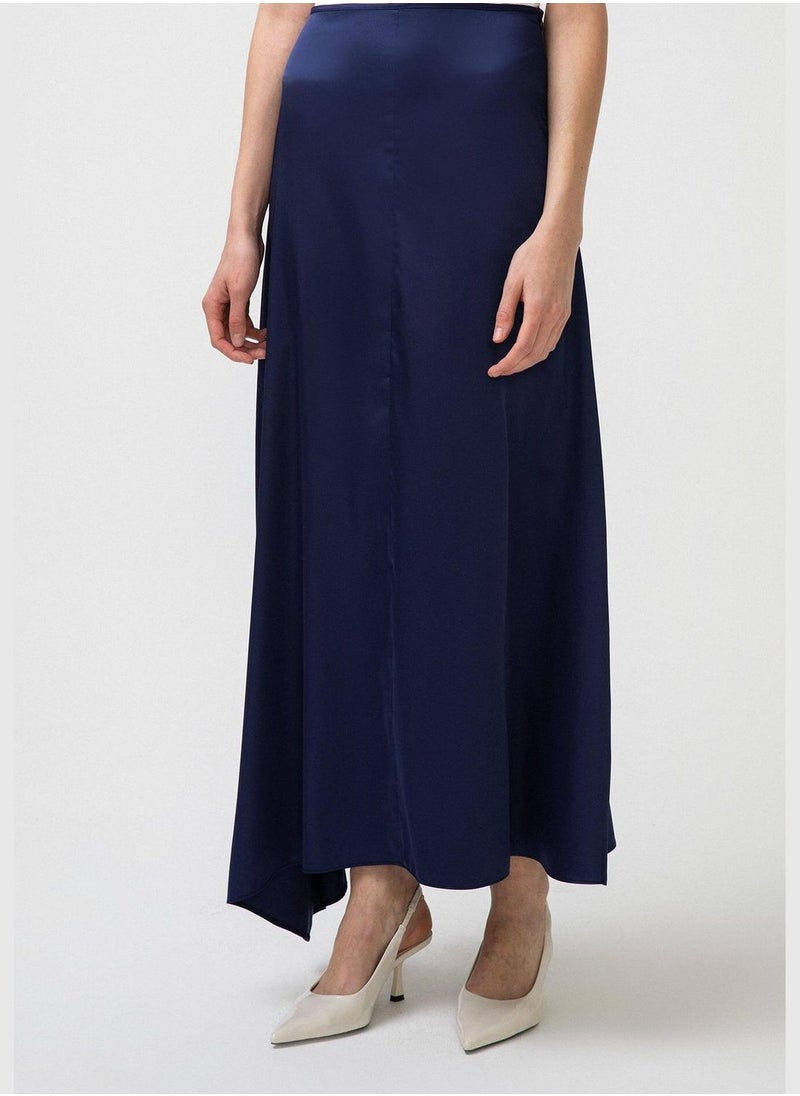 Touche - FLARED SATIN SKIRT - Image 1