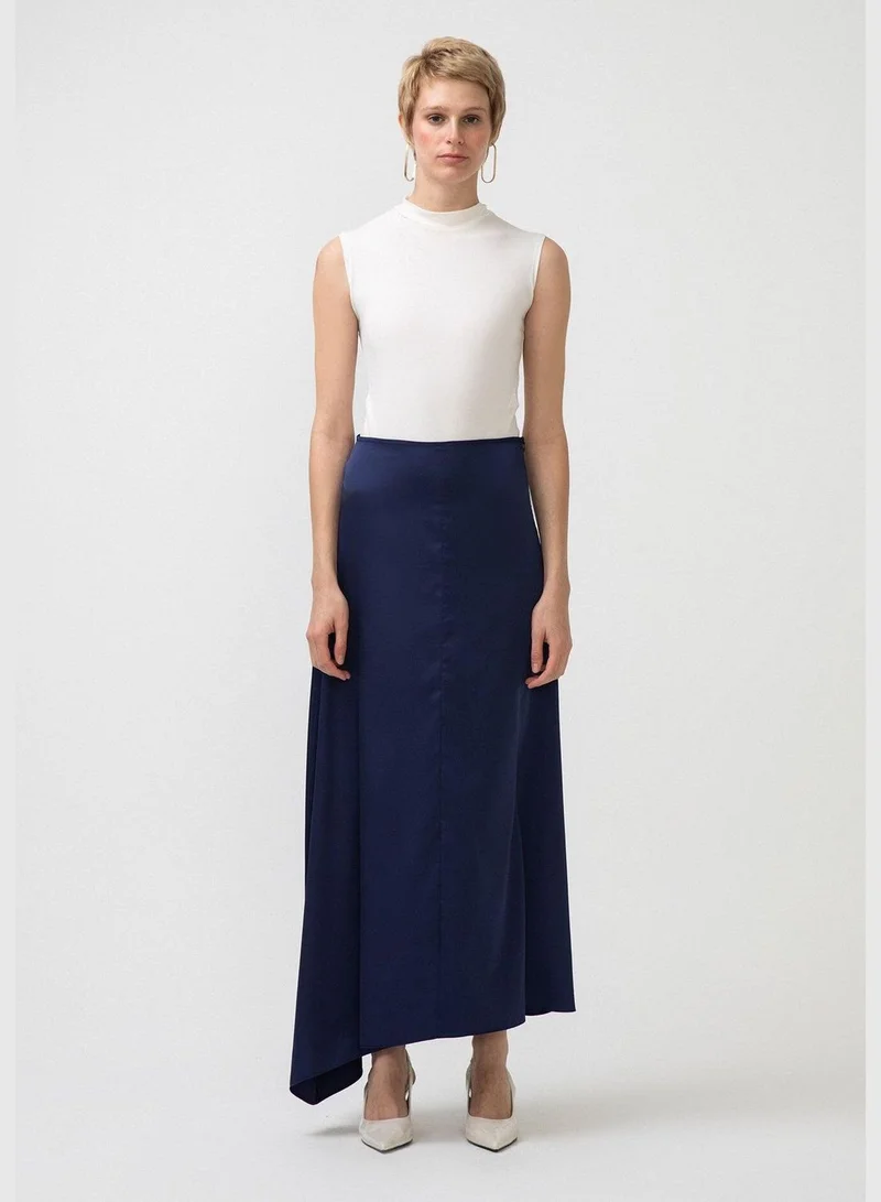 توتشي FLARED SATIN SKIRT