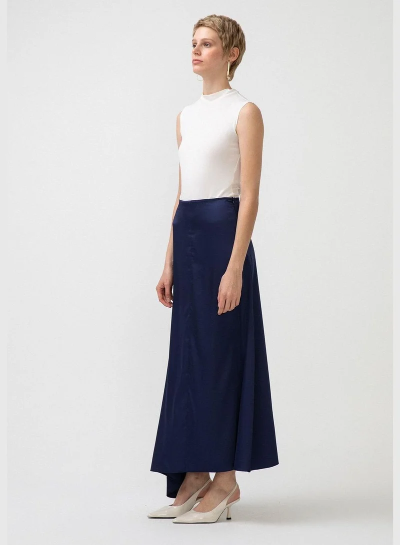 توتشي FLARED SATIN SKIRT