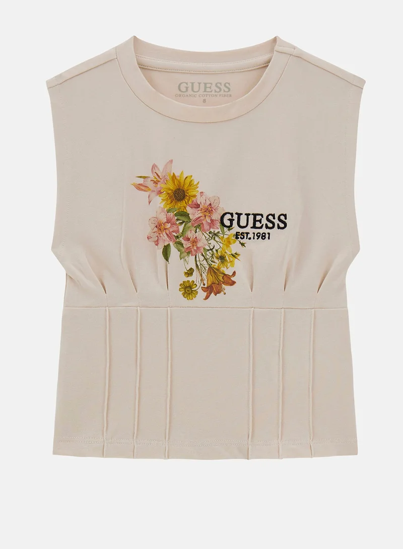 جس Kids Graphic Crew Neck T-Shirt